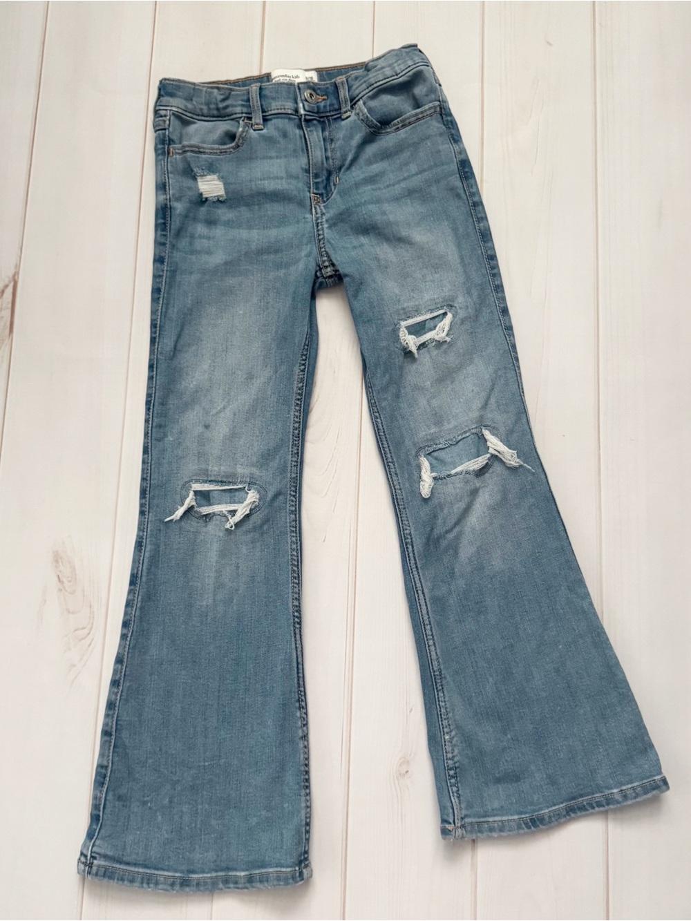 Abercrombie Kids High Rise Flare Jeans